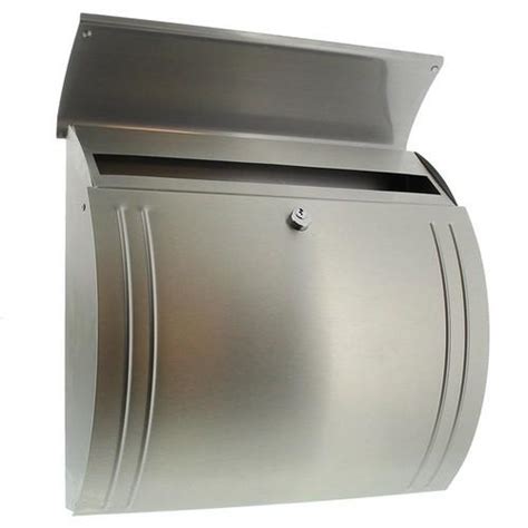 modena stainless steel post box|MODENA 3857 POSTBOX .